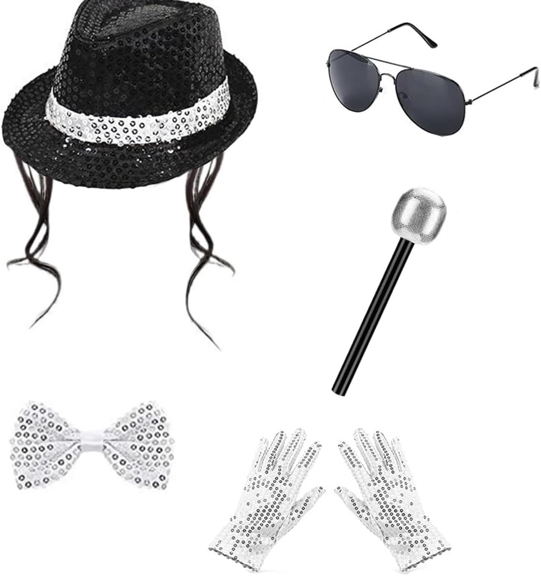 Men'S Accessories In The 80S - Kostum Penari Pria Bintang Tari Halloween