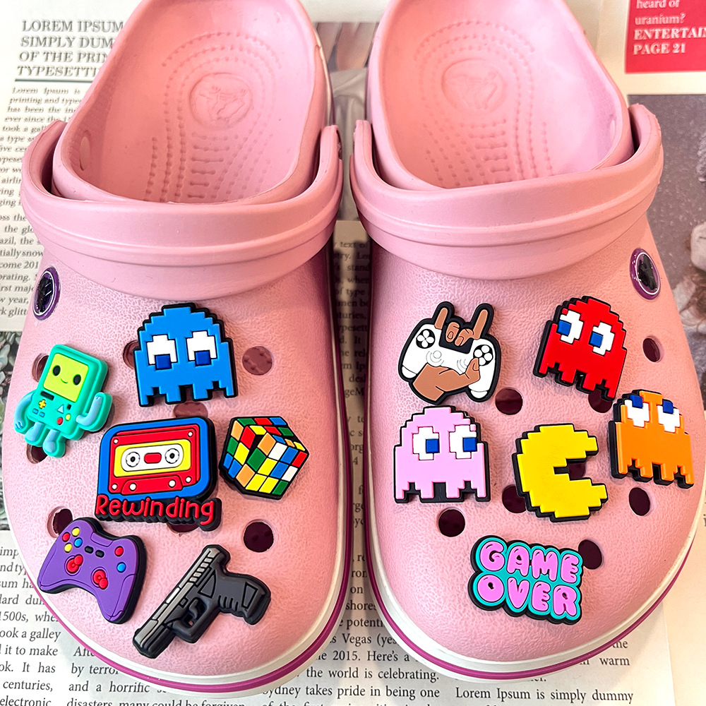 Men'S Accessories Crocs - 17 buah hiasan sepatu Pac-Man untuk