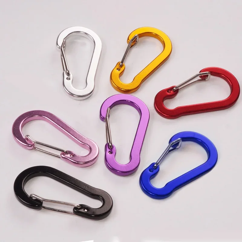 Keychain Multi Tool - 6/12 buah klip karabiner Set turis