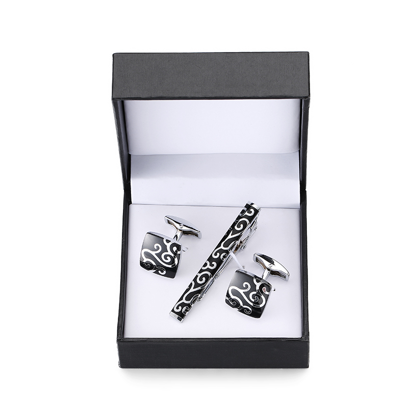 Cufflink Box Set - DY satu set kualitas tinggi enamel