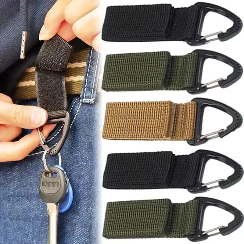 Keychain Multi Tool - 1-4 Buah Klip Webbing Penjepit Sabuk