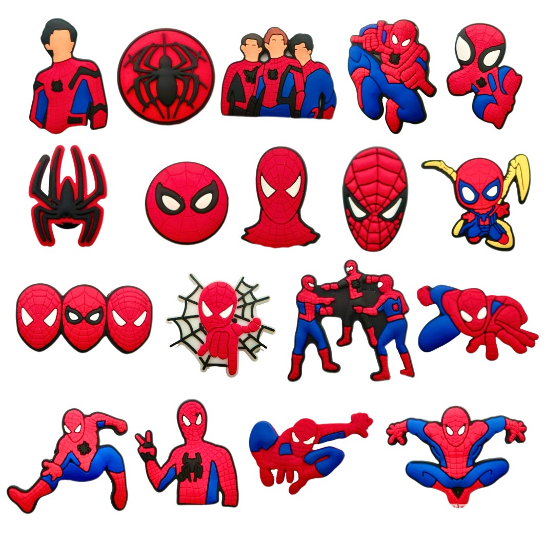 Men'S Accessories Gift Ideas - 18pcs Aksesoris DIY Kartun Spider Man