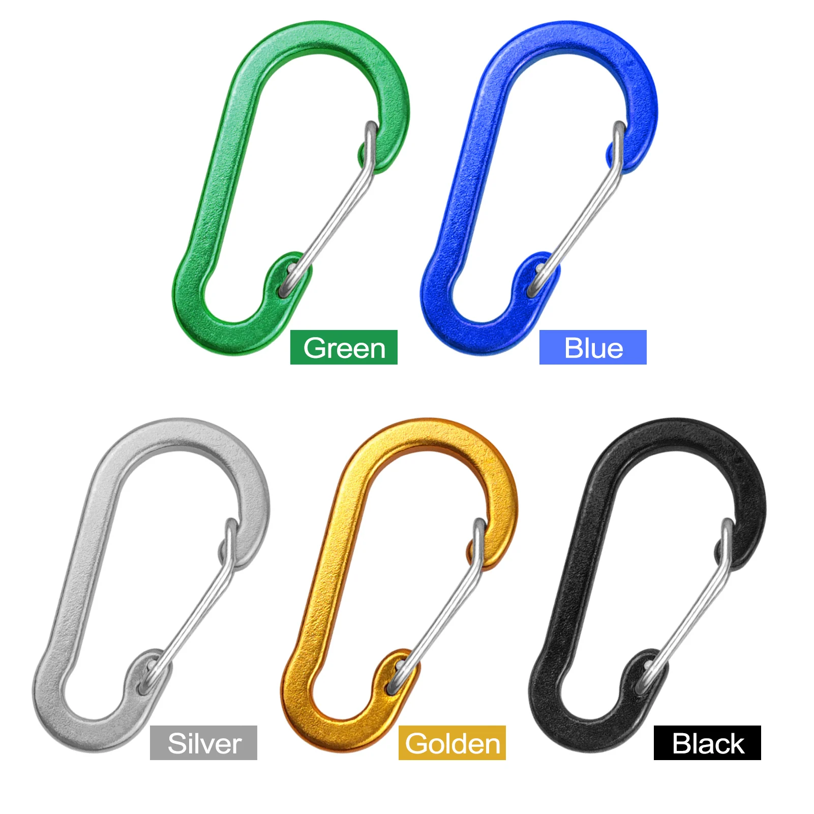 5/10/12 Buah Klip Karabiner Mi - Keychain Multi Tool ulasan dan harga
