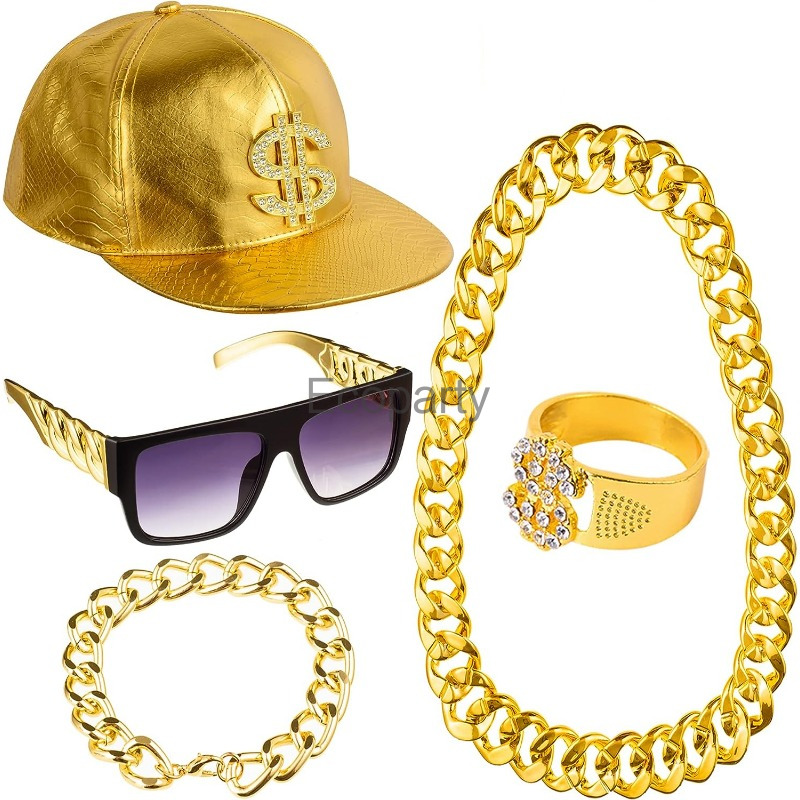 80s 90s Set Aksesori kostum Hi - Men'S Accessories In The 80S ulasan dan harga