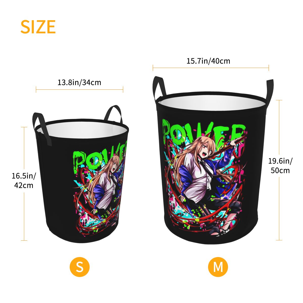 Chainsaw Man Power Anime Laund - Men Accessories Hamper ulasan dan harga