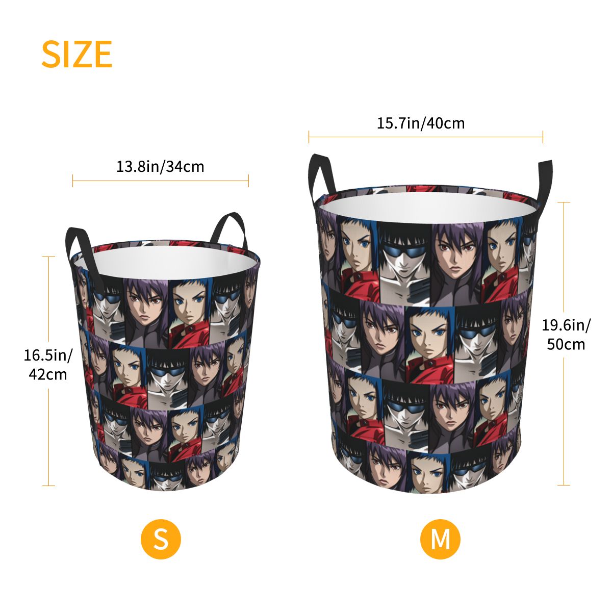 Ghost In The Shell Laundry Ham - Men Accessories Hamper ulasan dan harga