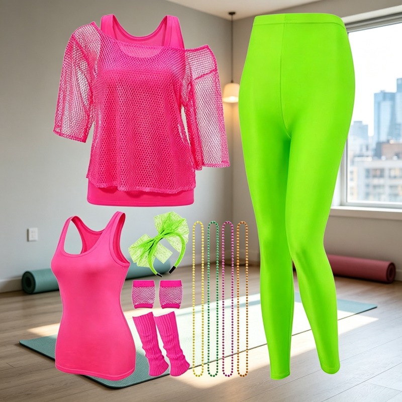 Kostum Instruktur Fitness Wani - Men'S Accessories In The 80S ulasan dan harga