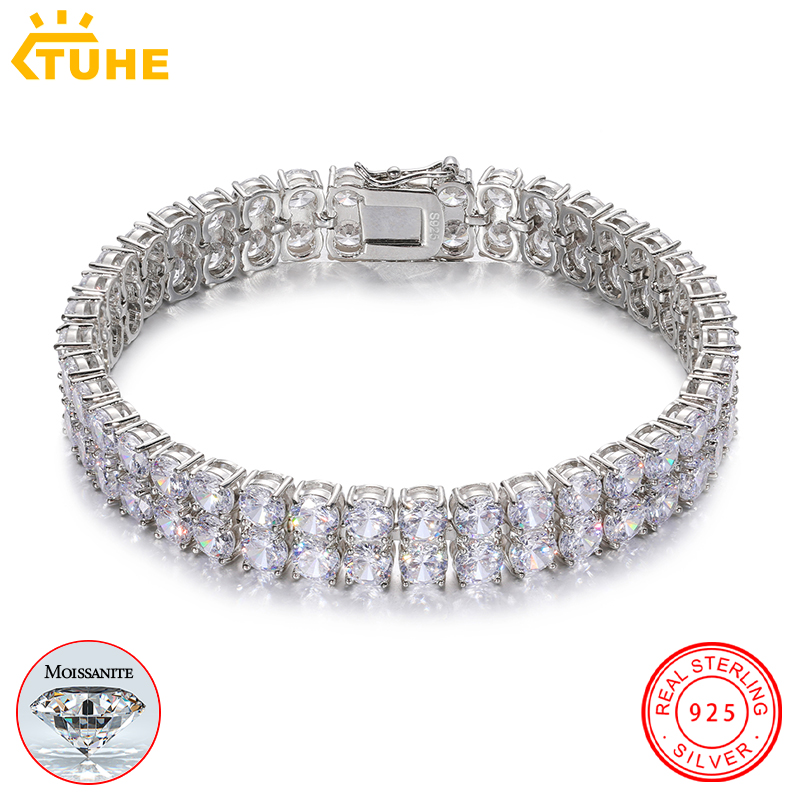Gelang Tenis Dua Baris Moissan - Men Accessories Gift Box ulasan dan harga