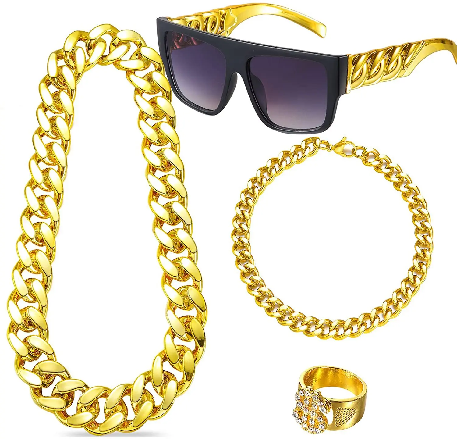 Kostum Hip Hop Era 80-an 90-an - Men'S Accessories In The 80S ulasan dan harga