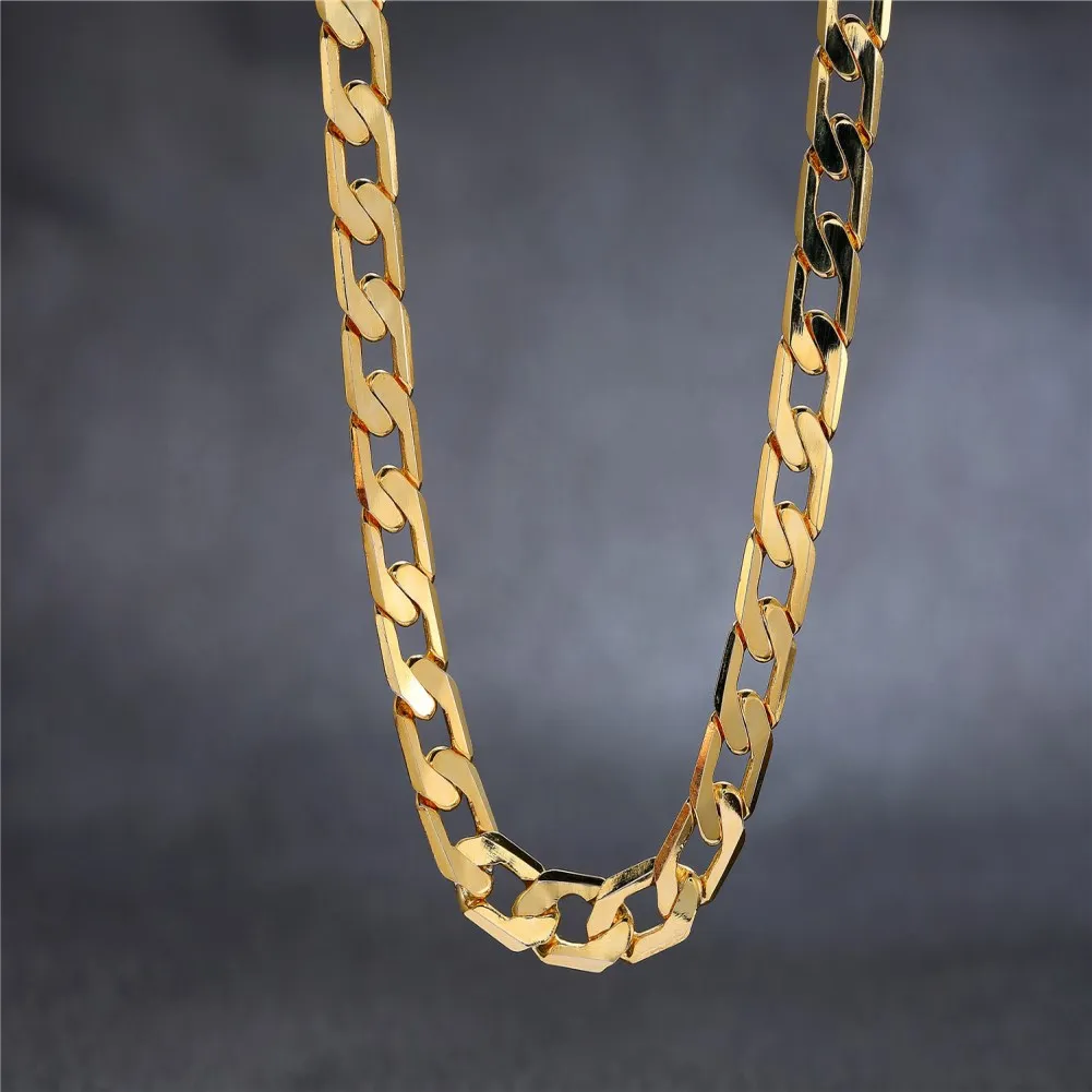 Kalung Rantai Samping 8MM Emas - Men'S Accessories Affordable ulasan dan harga