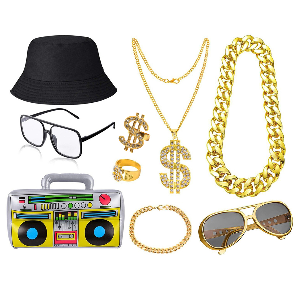 Perlengkapan Kostum Hip Hop Er - Men'S Accessories In The 80S ulasan dan harga