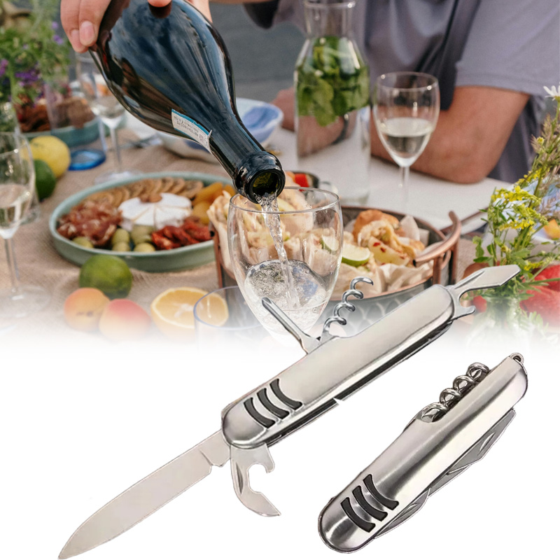 Pisau Serbaguna 5 IN 1 Pisau L - Keychain Multi Tool ulasan dan harga