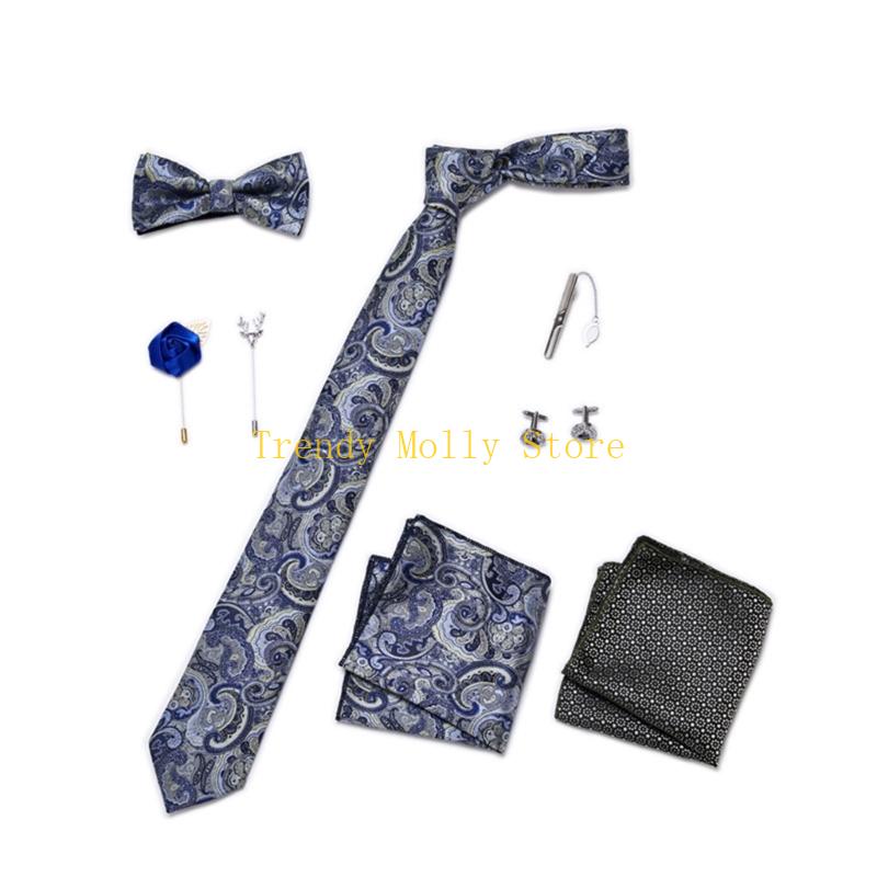 N5KB 9 Buah Set Dasi Leher Fas - Cufflink Box Set ulasan dan harga
