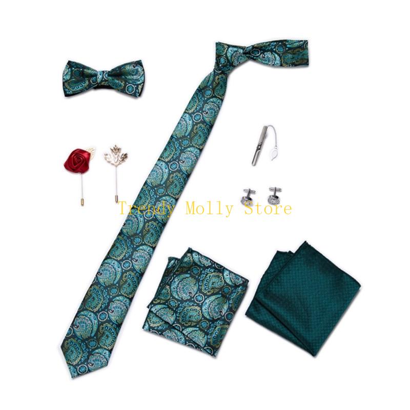N5KB 9 Buah Set Dasi Leher Fas - Cufflink Box Set ulasan dan harga