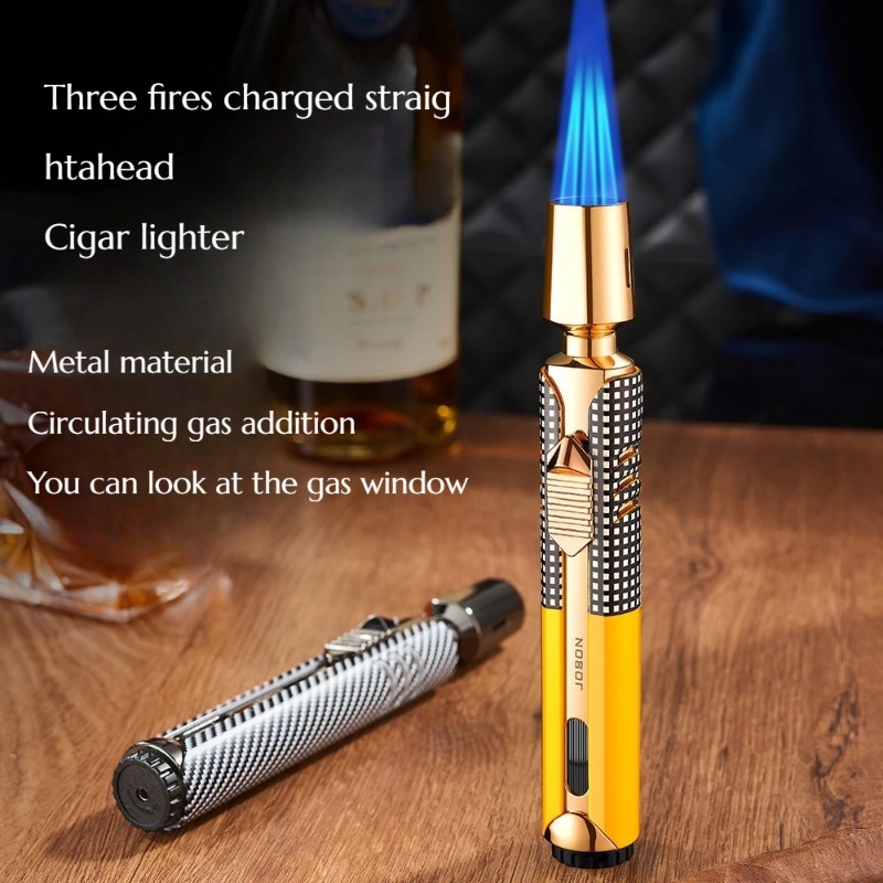 Pemantik Api Jet JOBON Metal 3 - Lighter Windproof ulasan dan harga