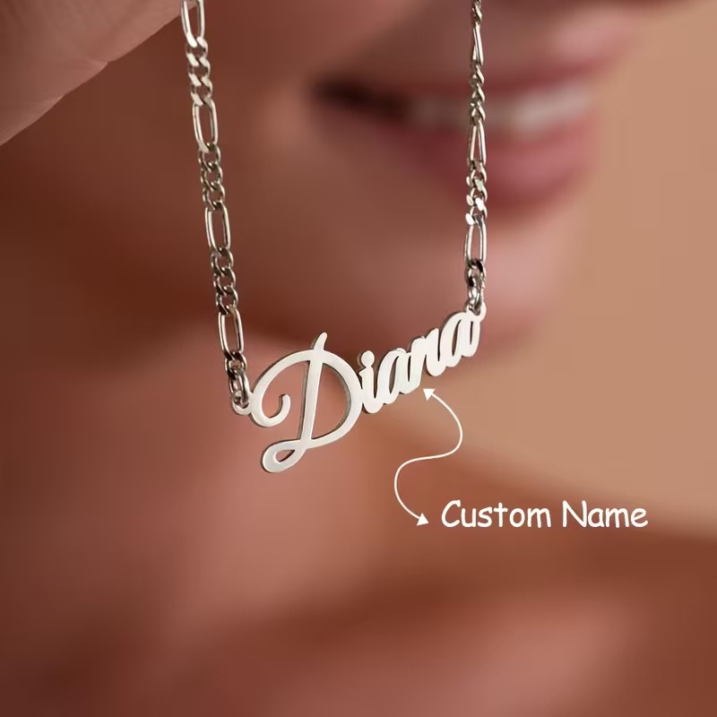 Kalung Rantai Figaro Custom Na - Men Accessories Gift Box ulasan dan harga