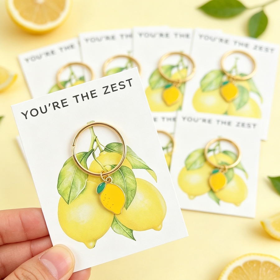 7 Gantungan Kunci Lemon Cantik - Men Keychain Accessories ulasan dan harga