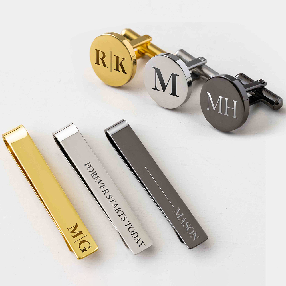 Cufflink logam kustom klip das - Cufflink Box Set ulasan dan harga
