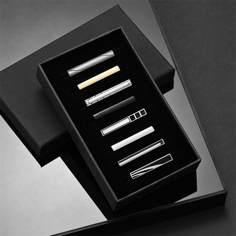 8 buah Set klip dasi pendek de - Cufflink Box Set ulasan dan harga