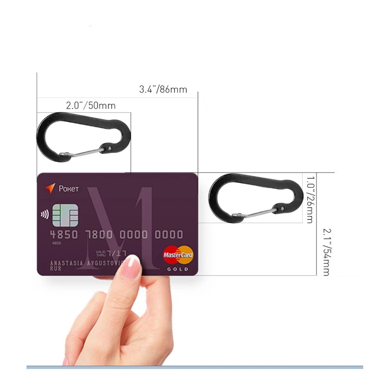 6 Buah Gantungan Kunci Karabin - Keychain Multi Tool ulasan dan harga